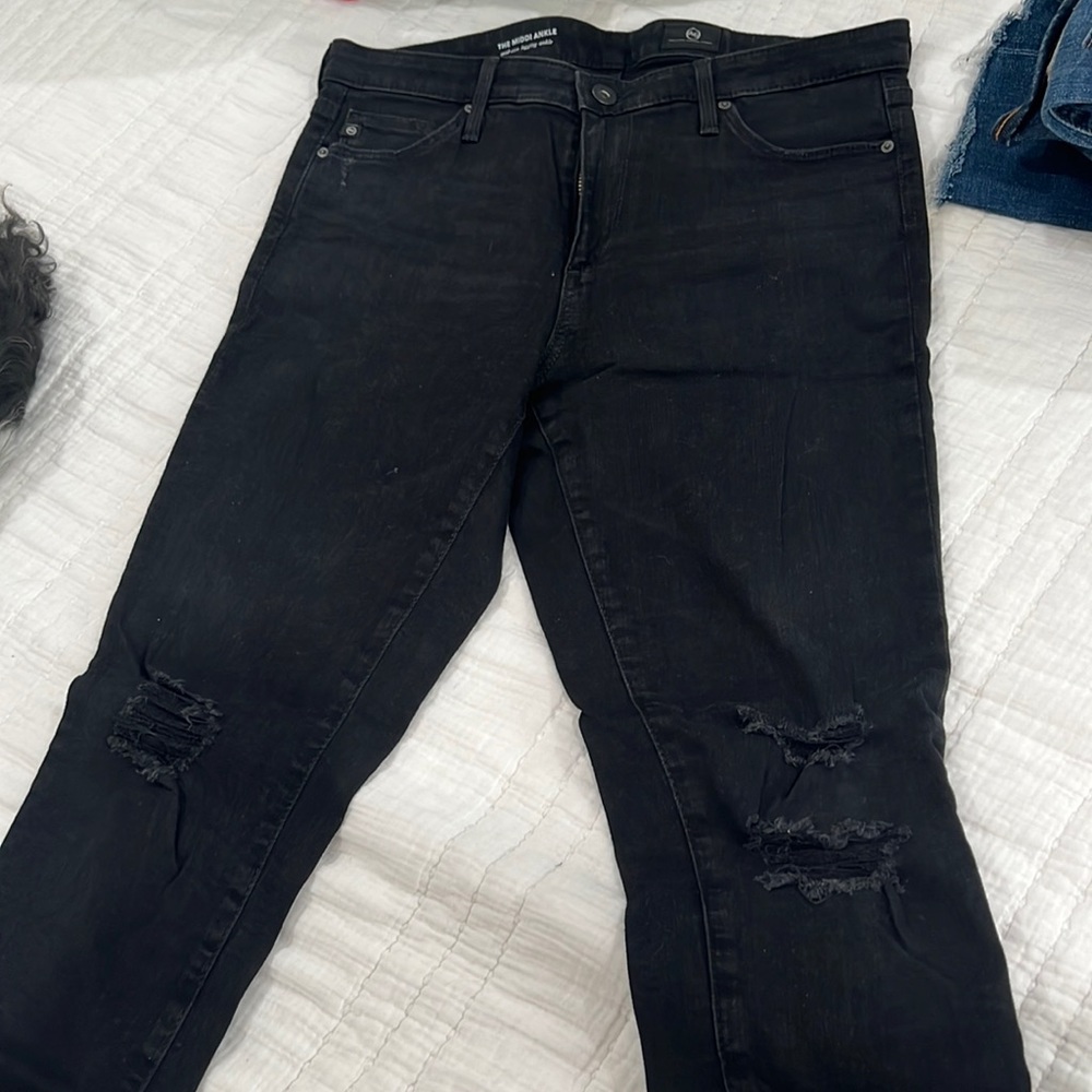 AG Jeans the middi ankle mid rise legging ankle